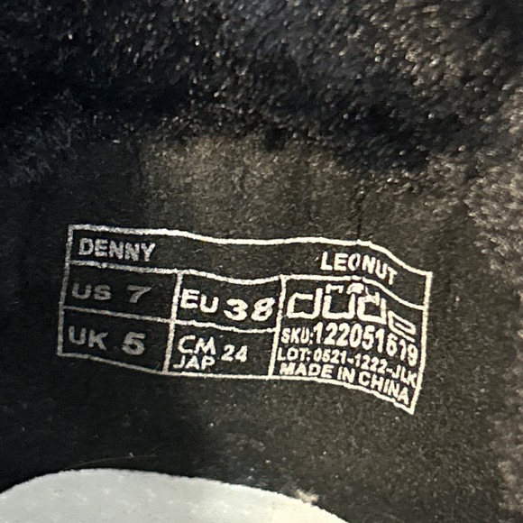 Hey Dude Denny Leo Nut Boots Slip On Booties Size 7 Leopard Print Faux Fur - Picture 9 of 9